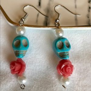 Handmade Day of the Dead Earrings